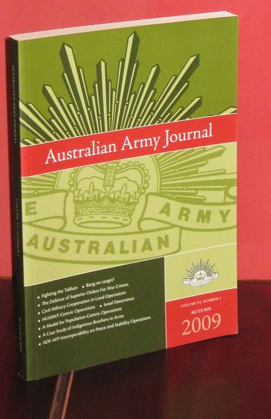 Image for Australian Army Journal - Volume VI, Number 1. Autumn 2009. : For the Profession of Arms