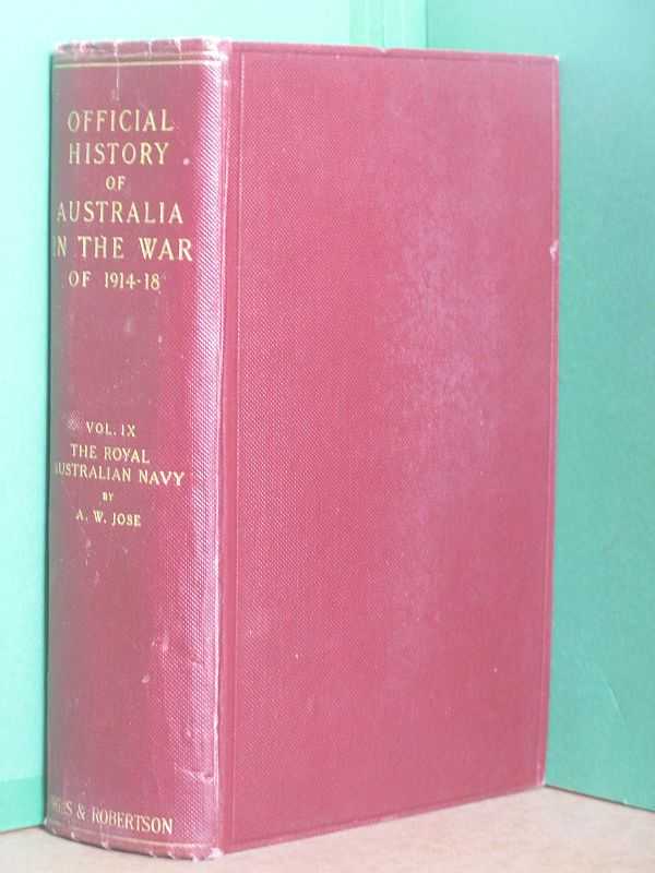 Image for The Official History of Australia in the War of 1914 -1918: Volume IX, The Royal Australian Navy 1914 - 1918